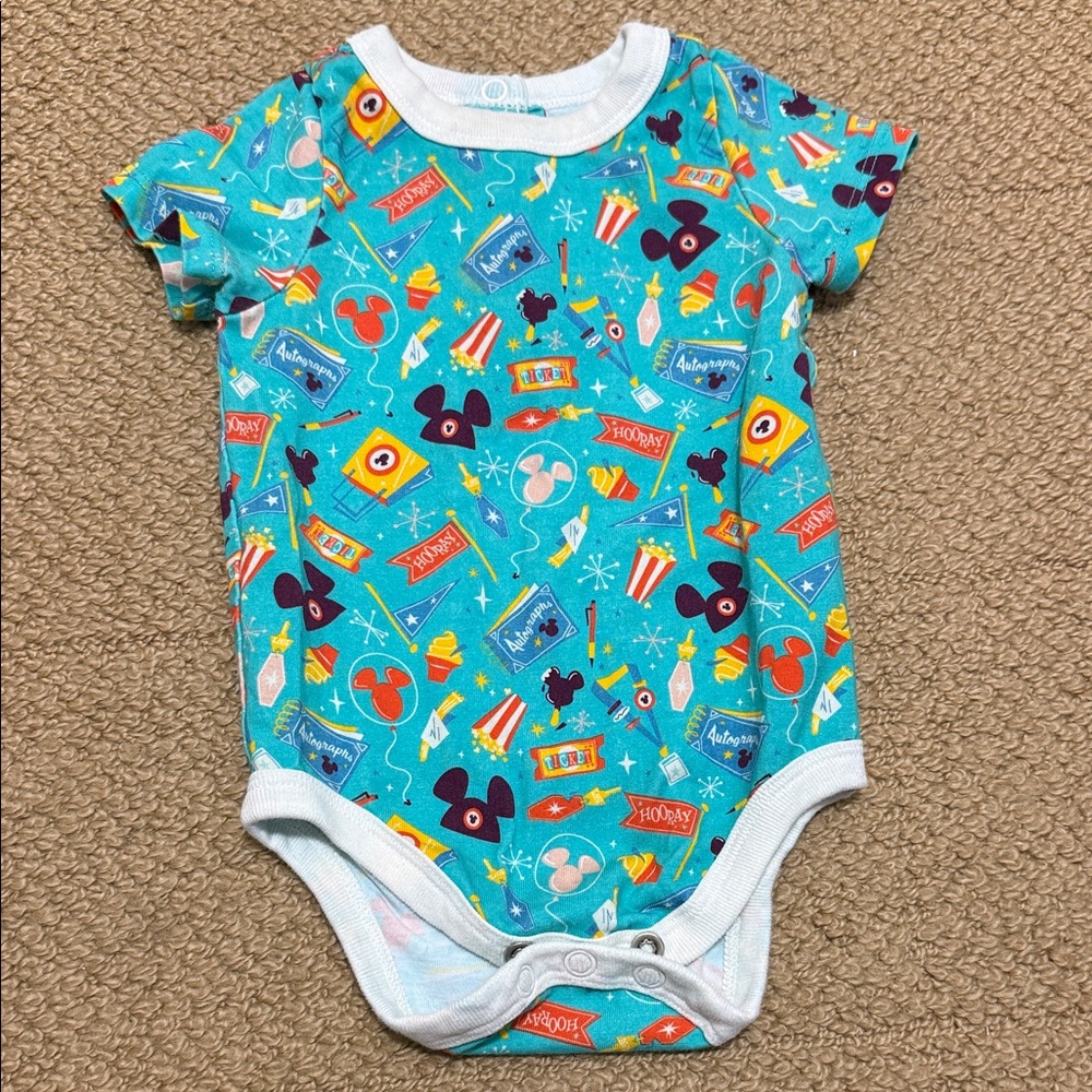 Disney Blue Graphic Kids One Piece 9-12 months